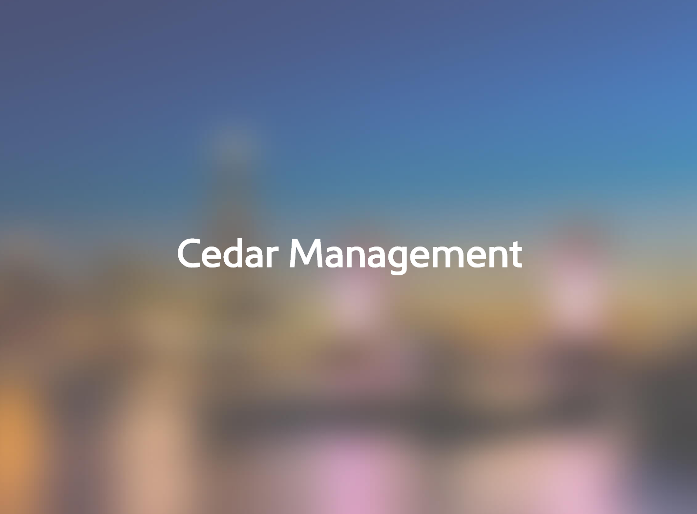 Who Are Cedar Management The Official Cedar Management Blog 3307